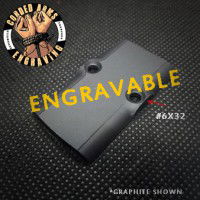 Custom Engraved RMR Cover Plate 