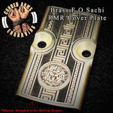 F O Sachi Brass Honeycomb  RMR Cover Plate 