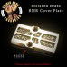 Polished Brass Golden Nugget RMR Cover Plate Beveled