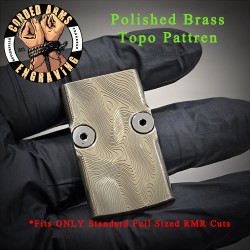 Polished Topo RMR Cover Plate Beveled/Rounded Cut 