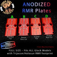RMR Cover Plate with Polished Edges for Glock Slides Trijicon Holoson 
