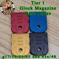 ANODIZED Tier One Glock Magazine Base Plate