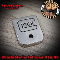 Polished Brass Glock Magazine Base Plates