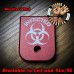Biohazard Infected Laser Engraved Aluminum Glock Magazine Base Plates