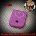 Barbed Wired Heart Laser Engraved Aluminum Glock Magazine Base Plates
