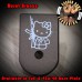 AK Hello Kitty Laser Engraved Aluminum Glock Magazine Base Plates