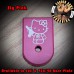 Hello Kitty Series Custom Laser Engraved Aluminum Glock Magazine Base Plates