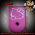 FU Hello Kitty Laser Engraved Aluminum Glock Magazine Base Plates
