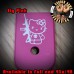 Hello Kitty Series Custom Laser Engraved Aluminum Glock Magazine Base Plates