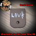 Love Laser Engraved Aluminum Glock Magazine Base Plates