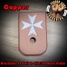 Knights Templar Cross Laser Engraved Aluminum Glock Magazine Base Plates