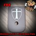 Knights Templar Shield Laser Engraved Aluminum Glock Magazine Base Plates