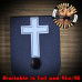 Cross Laser Engraved Aluminum Glock Magazine Base Plates