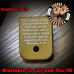 Romans 2:12 Laser Engraved Aluminum Glock Magazine Base Plates