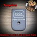 Glock Perfection Laser Engraved Aluminum Glock Magazine Base Plates Glock Perfection Laser Engraved Aluminum Glock Magazine Base Plates