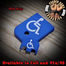 Handicap Engraved Glock Magazine / Slide Plates