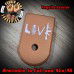 Love Laser Engraved Aluminum Glock Magazine Base Plates