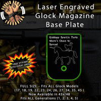 Sparkle Farts Laser Engraved Aluminum Glock Magazine Base Plates