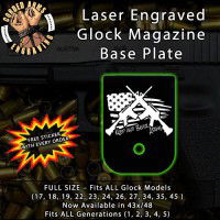 Keep n Bear Arms Laser Engraved Aluminum Glock Magazine Base Plates