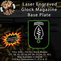 1st Special Forces Command Laser Engraved Aluminum Glock Magazine Base Plates