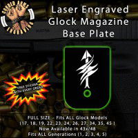 USMC Scout Sniper Laser Engraved Aluminum Glock Magazine Base Plates