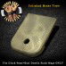 Polished Brass TOPO Glock Magazine Base Plates
