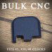 43 43x 48 Slide Plate Blanks for Glock Black Anodized 