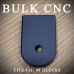 43x/48 Sized Anodized Aluminum Magazine BASE Plate Blanks for Glock 