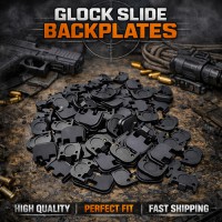 Full Sized Slide Plate Blanks Black Anodized for Glock Full Sized Slide Plate Blanks Black Anodized for Glock