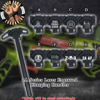 2A Series Laser Engraved Charging Handle