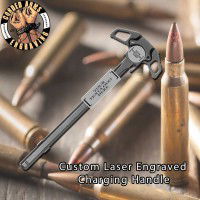 Custom Laser Engraved Charging Handle