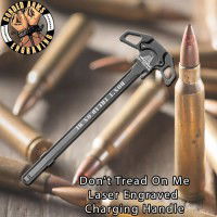 Don't Tread On Me Laser Engraved Charging Handle