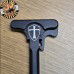 Knights Templar Shield Laser Engraved Charging Handle