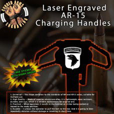Army Airborne 101st Laser Engraved Charging Handle