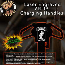 173rd Airborne Brigade Laser Engraved Charging Handle