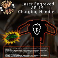 25th Infantry Division Laser Engraved Charging Handle
