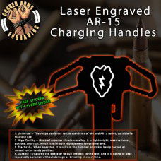 25th Infantry Division Laser Engraved Charging Handle