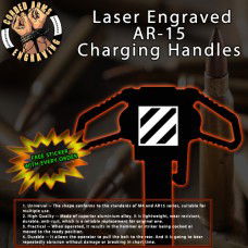 3rd Infantry Division Laser Engraved Charging Handle
