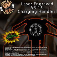 Army National Guard Laser Engraved Charging Handle