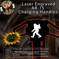 FU BigFoot Laser Engraved Charging Handle