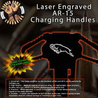 Ram Laser Engraved Charging Handle