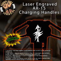 USMC Scout Sniper Laser Engraved Charging Handle