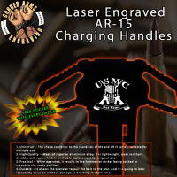 USMC Get Some Laser Engraved Charging Handle