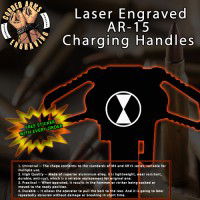 7th Infantry Division Laser Engraved Charging Handle