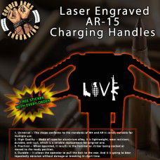 Love Laser Engraved Charging Handle