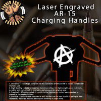 Anarchy Laser Engraved Charging Handle