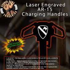 1st Cavalry Laser Engraved Charging Handle