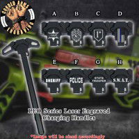 LEO Series Laser Engraved Charging Handle