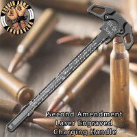 We The People Laser Engraved Charging Handle
