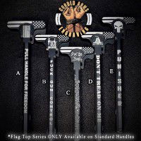 Flag TOP Series STANDARD Laser Engraved Charging Handle